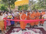 ពិធីបុណ្យឆ្លងស្រះទឹកនិងសមិទ្ធផលនានាព្រមទាំងរាប់បាត្រព្រះសង្ឃចំនួន ៣០ អង្គក្នុងវត្ត ទួល សាទឹម ស្ថិតនៅភូមិត្របែកប្រហោង ឃុំ តាសួស ស្រុក ស្វាយជ្រំ ខេត្ត ស្វាយរៀង