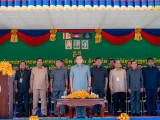 នៅកំពង់ផែស្វយ័តក្រុងព្រះសីហនុ សម្ដេចធិបតី ហ៊ុន ម៉ាណែត អញ្ជើញជាអធិបតីក្នុងពិធី “សំណេះសំណាលជាមួយមន្ត្រីរាជការ បុគ្គលិក កម្មករនិយោជិត