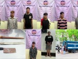 ក្មេងទំនើងជាចោរឆក់ប្លន់ ០៨នាក់ ត្រូវបានអាវុធហត្ថរាជធានីភ្នំពេញ ធ្វើការបង្ក្រាប និងឃាត់ខ្លួនបញ្ជូនទៅតុលាការ!