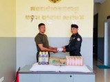 ក្រុមការងារ អាវុធហត្ថខណ្ឌព្រែកព្នៅ ឧបត្ថម្ភអំណោយដល់សមាជិក ដែលបានជួបគ្រោះថ្នាក់ចរាចរណ៍!