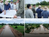 ឯកឧត្តម ថោ ជេដ្ឋា រដ្ឋមន្ត្រីក្រសួងធនធានទឹក ដឹកនាំមន្ត្រីថ្នាក់ដឹកនាំ និងមន្ត្រីបច្ចេកទេសក្រសួង និងមន្ទីរ ចុះពិនិត្យស្ថានភាពទឹកនៅចំណុចស្ថានីយបូមទឹកហ៊ុនសែនទី២២ និងទី២៣ ព្រមទាំងប្រឡាយ៧៨ នៃតំបន់អាងទឹកទន្លេបាទី
