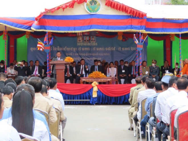 ទិវា​ជ័យជម្នះ ៧ មករា​, អភិបាលខេត្ត​កំពង់ស្ពឺ អំពាវនាវ​ប្រជា​ជនរួមជាតិ រួមគ្នា​ថែរក្សា​សន្តិភាព និង​កម្ចាត់​ក្រុម​នយោបាយ​ជ្រុលនិយម ដែល​ចង់​បំផ្លាញ​ដល់​សុខ​សន្តិភាព​កម្ពុជា