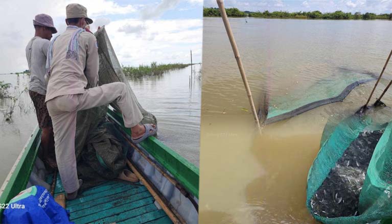 ខណ្ឌ​រដ្ឋបាល​ជលផល​កំពង់ឆ្នាំង​បន្តសកម្មភាព​ល្បាត បង្ក្រាប​បទល្មើស នេសាទ​ប្រើ​ឧបករណ៍រ​បាំង​ស្បៃ​មុង​នៅ​ចំនុច​បឹង​ធំ ក្នុង​ភូមិ​កំពង់​បា​ស្រូវ ឃុំ​ជលសា ស្រុក​ជល​គិរី និង​បាន​បំផ្លាញ​វត្ថុតាង​នៅនឹងកន្លែង​